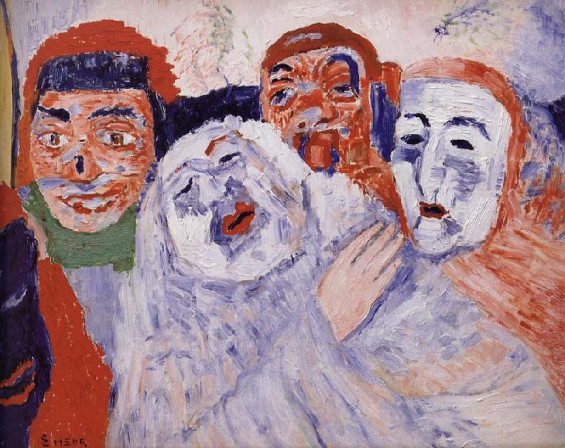 James Ensor Singing Masks